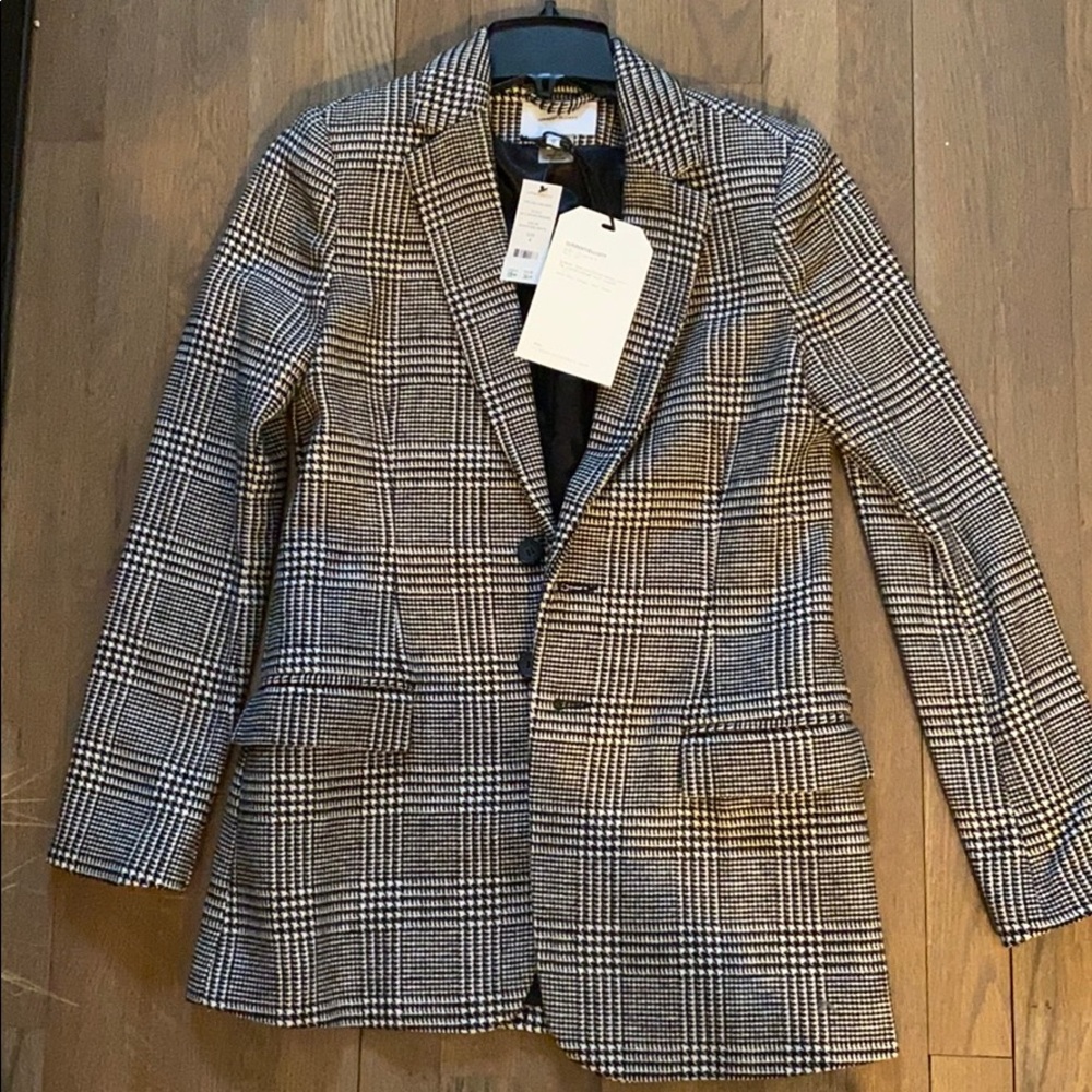 100% Authentic Current Elliott Houndstooth Blazer